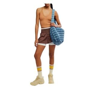 Free people movement all clear V-neck Cami twig light brown XL